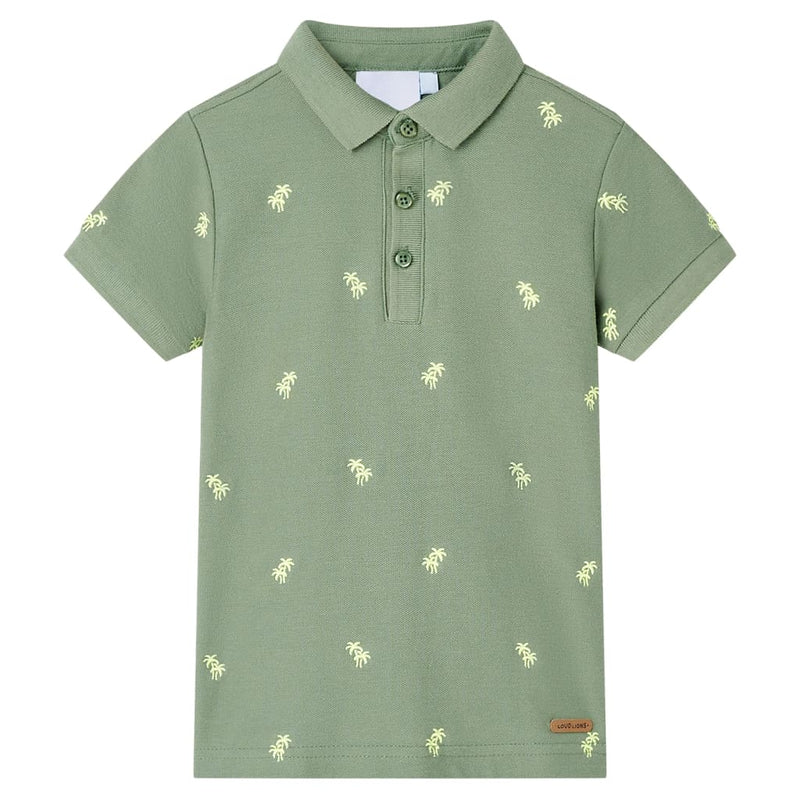 Afbeelding laden in galerijviewer, Vidaxl kinderpoloshirt 140 kakikleurig
