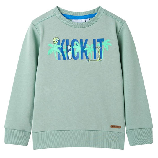 Vidaxl kindertrui 116 lichtkaki