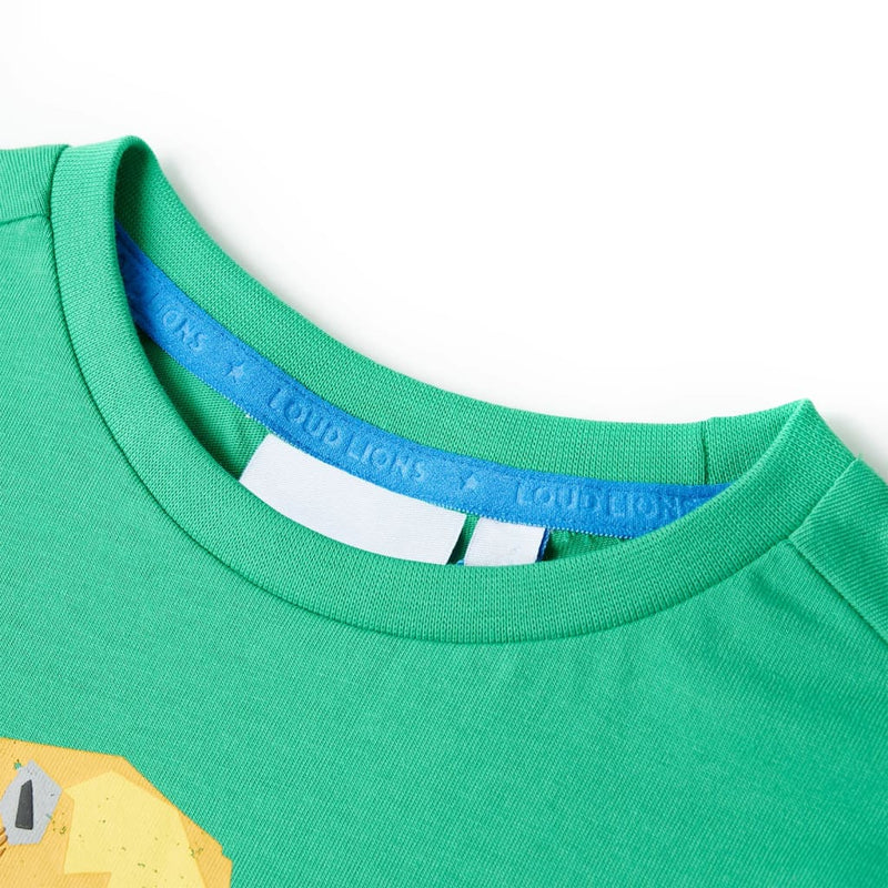 Afbeelding laden in galerijviewer, VidaXL Kindershirt 140 groen

