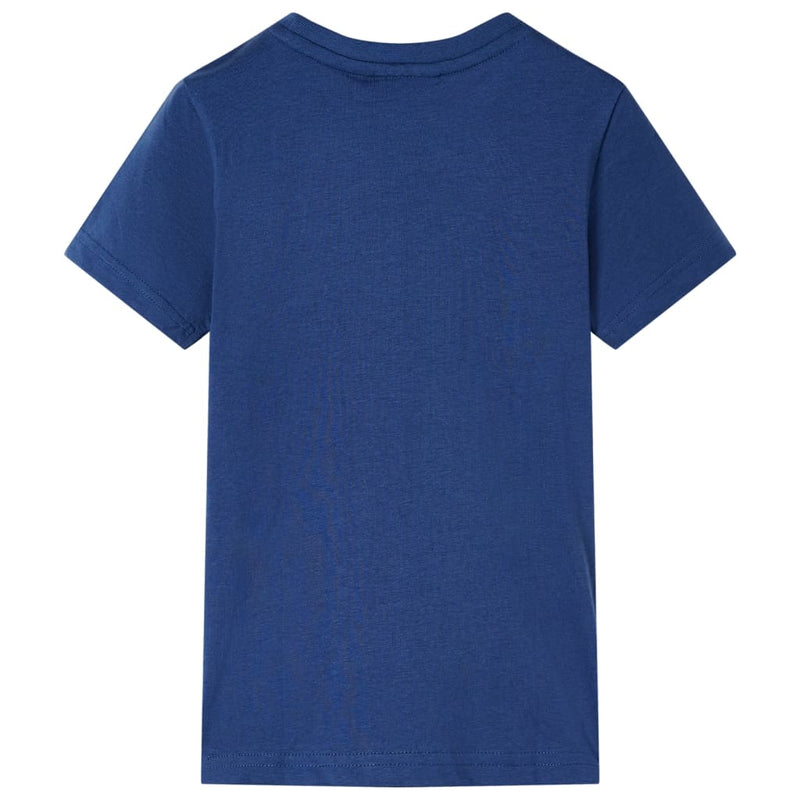 Afbeelding laden in galerijviewer, Vidaxl kindershirt 128 donkerblauw
