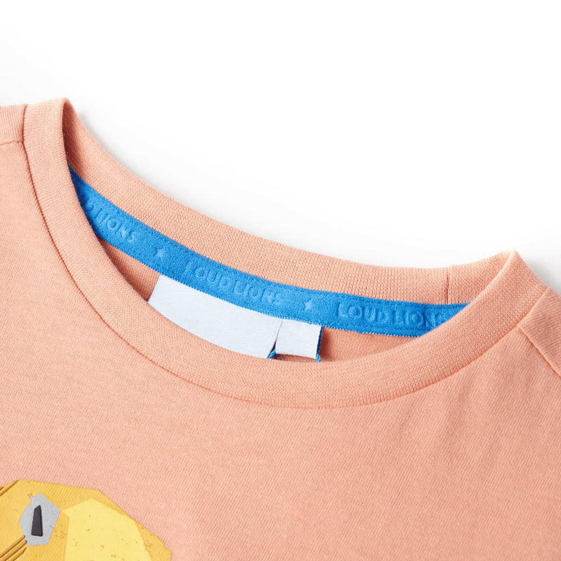 Afbeelding laden in galerijviewer, VidaXL Kindershirt 128 lichtoranje
