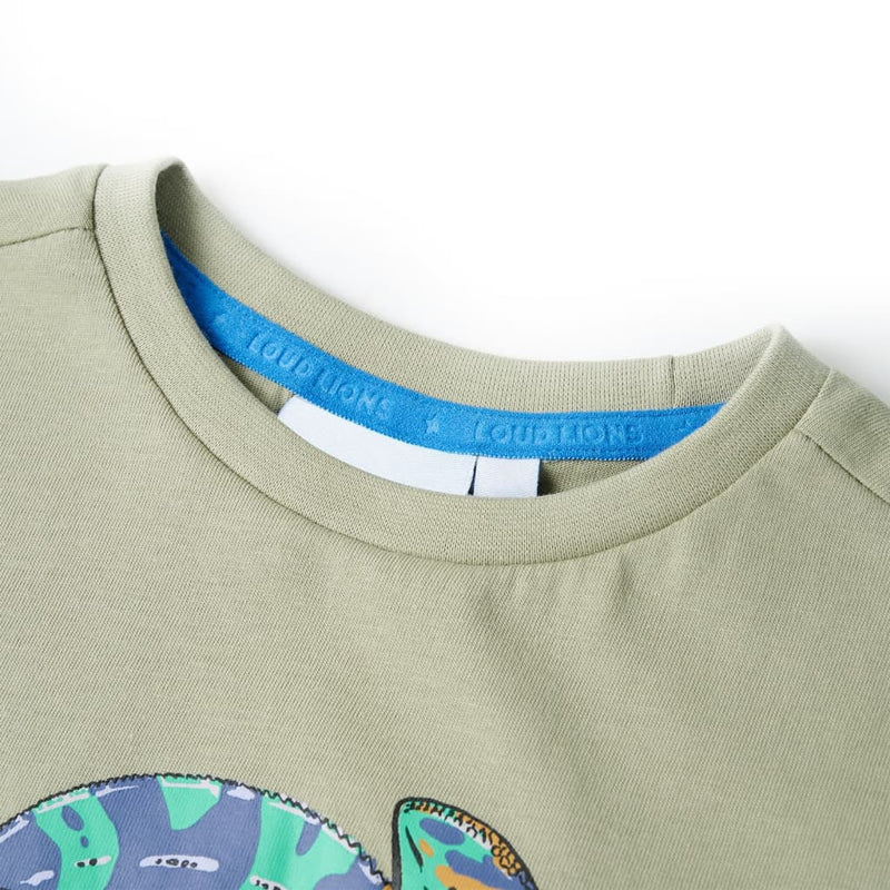 Afbeelding laden in galerijviewer, Vidaxl kindershirt met korte mouwen 92 lichtkakikleurig
