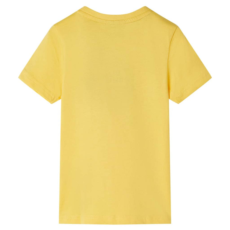 Afbeelding laden in galerijviewer, VidaXL Kindershirt met korte mouwen 92 lichtokerkleurig
