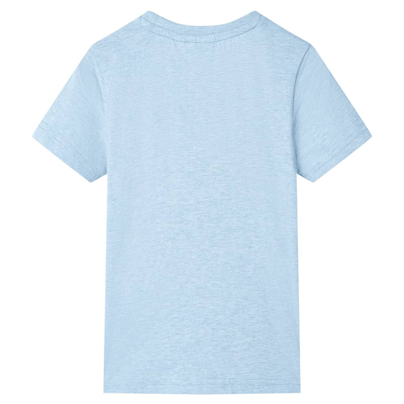 Afbeelding laden in galerijviewer, VidaXL Kindershirt 116 gemêleerd zachtblauw
