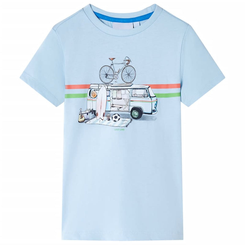Afbeelding laden in galerijviewer, Vidaxl kindershirt 116 lichtblauw
