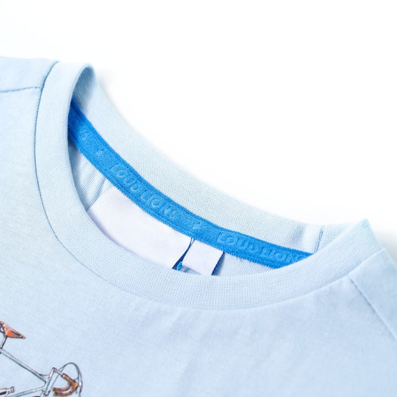 Afbeelding laden in galerijviewer, Vidaxl kindershirt 116 lichtblauw
