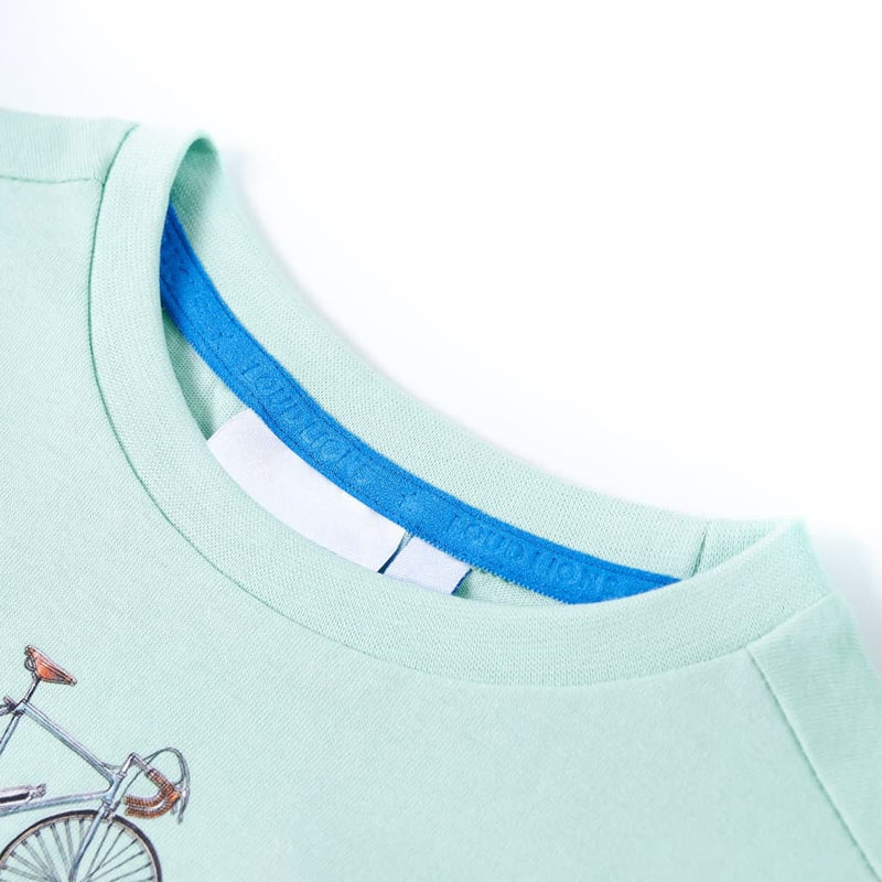 Afbeelding laden in galerijviewer, Vidaxl kindershirt 104 lichtmintkleurig
