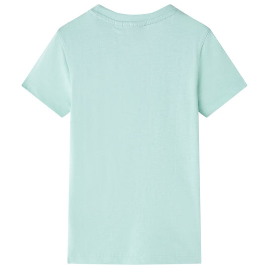 Vidaxl kindershirt 116 lichtmint