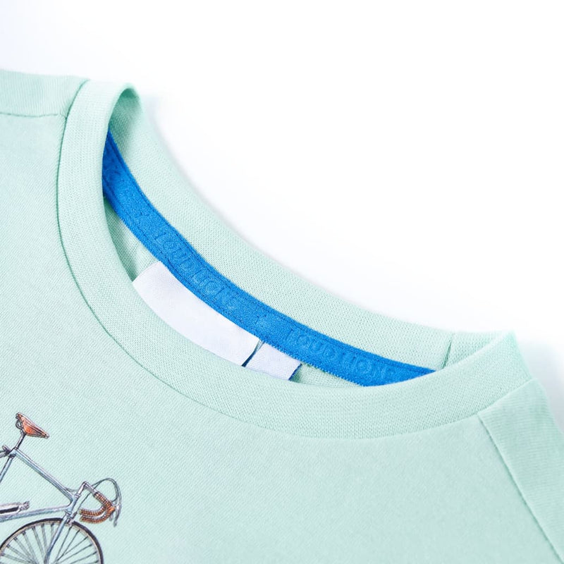 Afbeelding laden in galerijviewer, Vidaxl kindershirt 128 lichtmint
