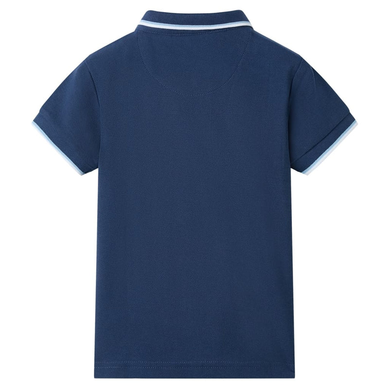 Afbeelding laden in galerijviewer, Vidaxl kinderpoloshirt 116 donkerblauw
