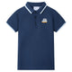 VidaXL Kinderpoloshirt 128 donkerblauw