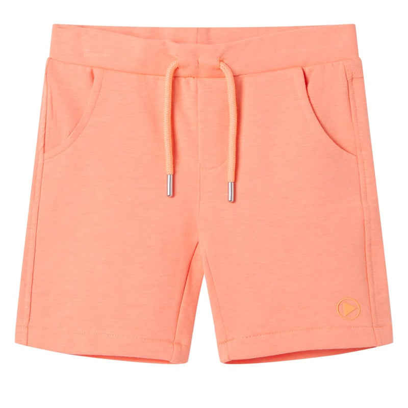 Afbeelding laden in galerijviewer, Vidaxl kindershorts met trekkoord 140 neonoranje
