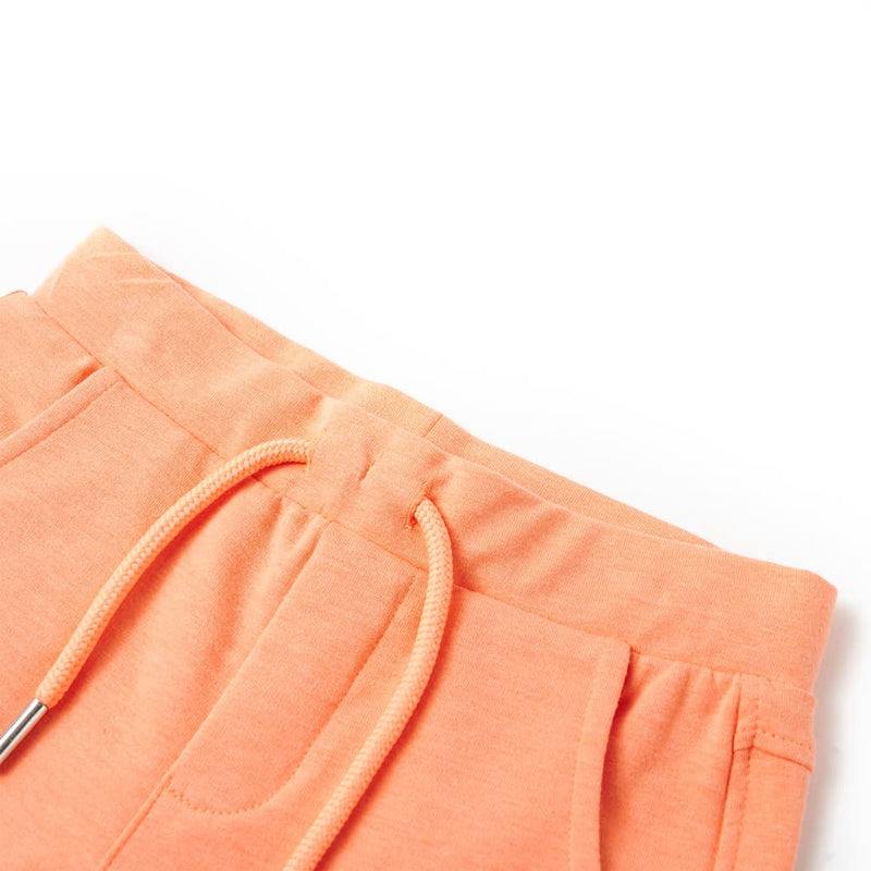 Afbeelding laden in galerijviewer, Vidaxl kindershorts met trekkoord 140 neonoranje
