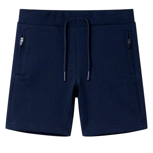 Vidaxl kindershort 128 marineblauw