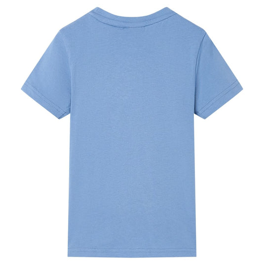 VidaXL Kindershirt 92 middenblauw