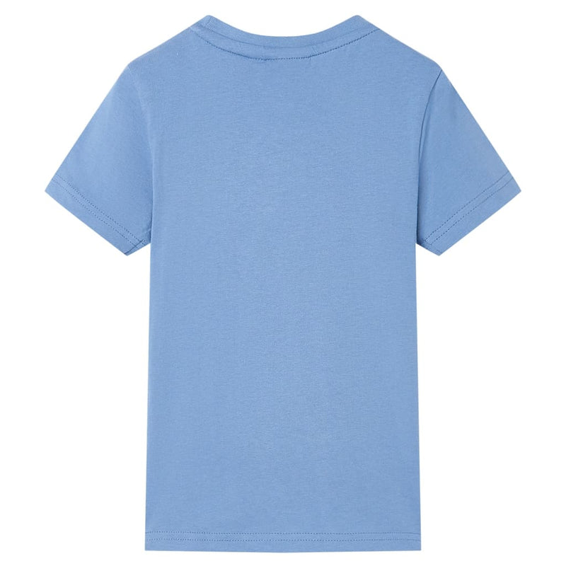 Afbeelding laden in galerijviewer, VidaXL Kindershirt 92 middenblauw
