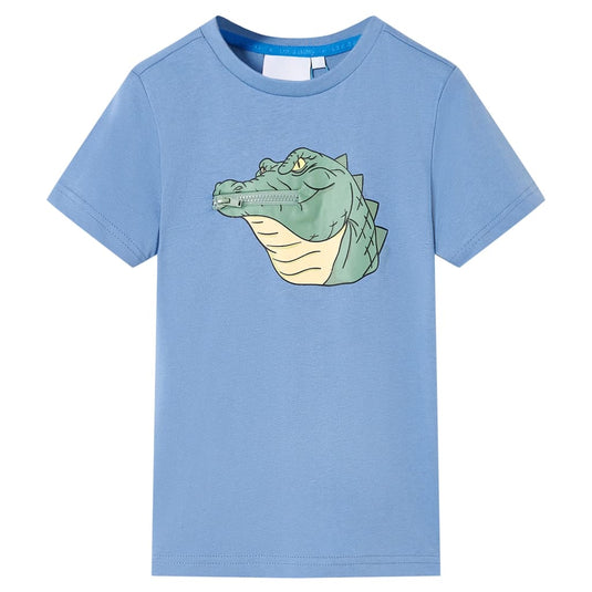 VidaXL Kindershirt 104 middelblauw