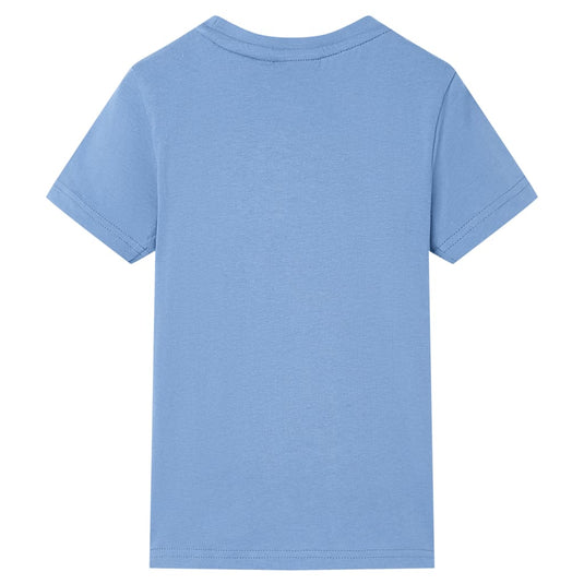 VidaXL Kindershirt 116 middenblauw