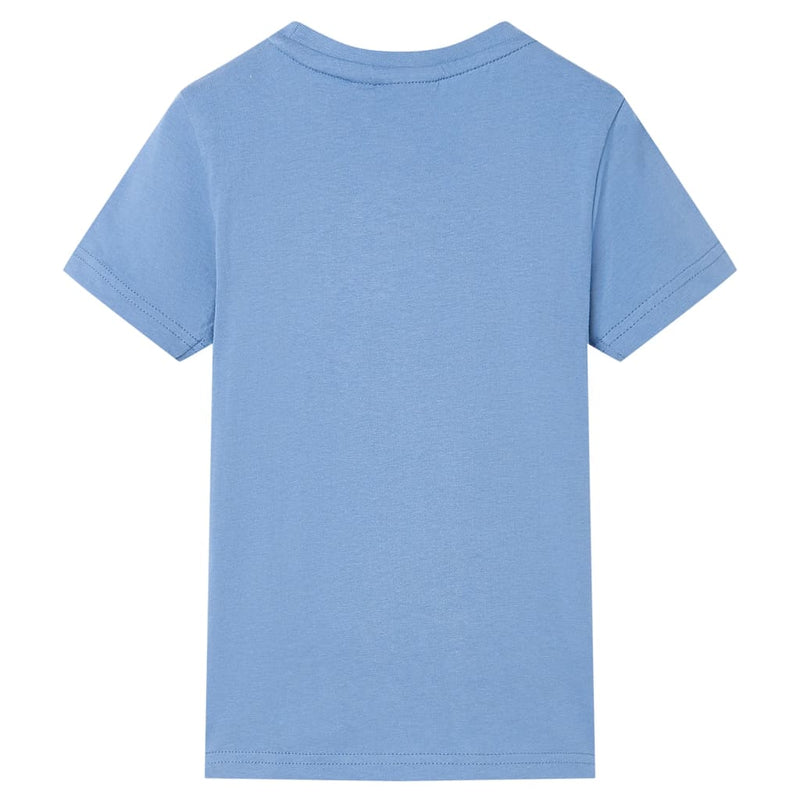 Afbeelding laden in galerijviewer, VidaXL Kindershirt 140 middenblauw
