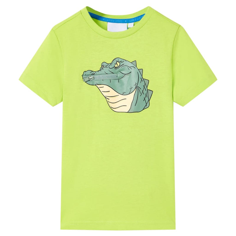 Afbeelding laden in galerijviewer, Vidaxl kindershirt 116 limoengroen
