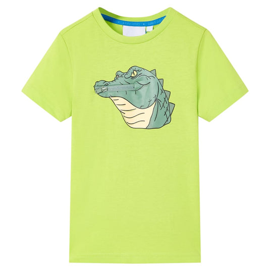 Vidaxl kindershirt 128 limoengroen