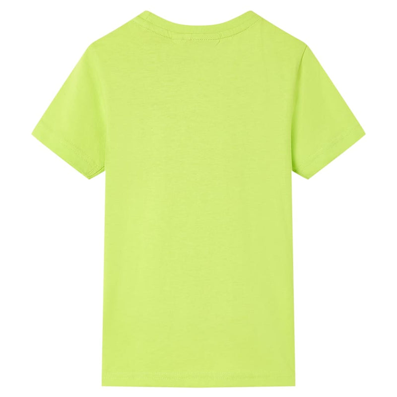 Afbeelding laden in galerijviewer, VidaXL Kindershirt 140 limoengroen
