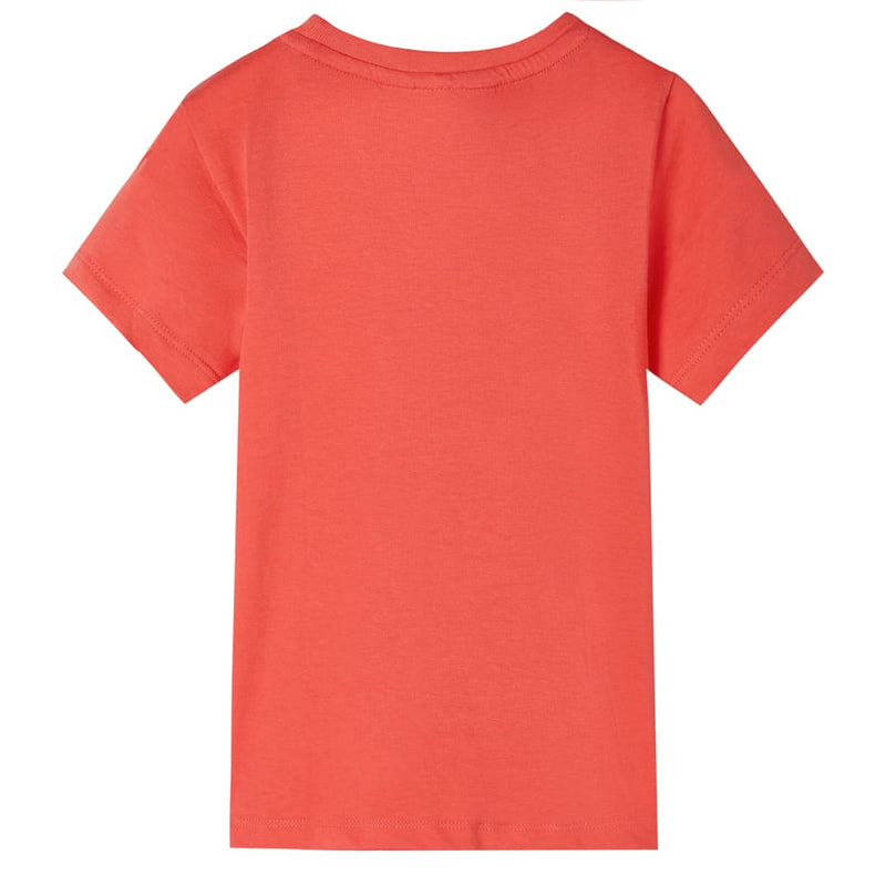 Afbeelding laden in galerijviewer, VidaXL Kindershirt met korte mouwen 92 lichtrood
