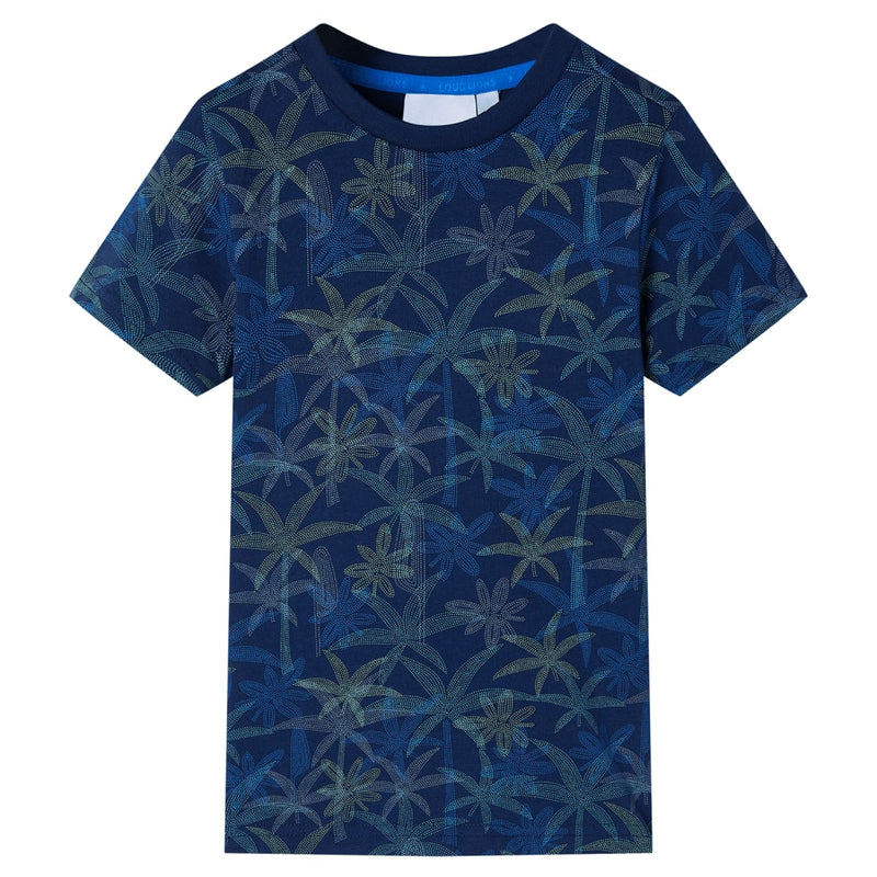 Afbeelding laden in galerijviewer, VidaXL Kindershirt 116 marineblauw
