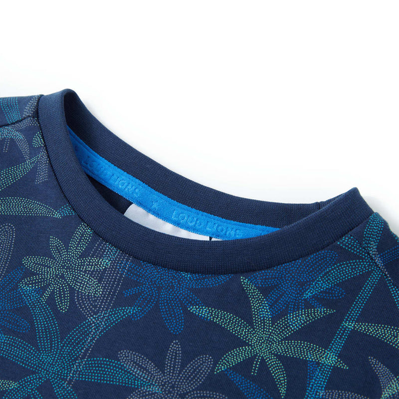 Afbeelding laden in galerijviewer, VidaXL Kindershirt 116 marineblauw

