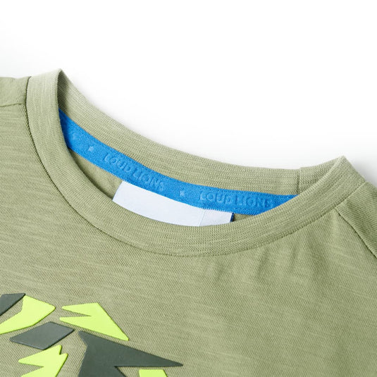 Vidaxl kindershirt 116 lichtkakikleurig