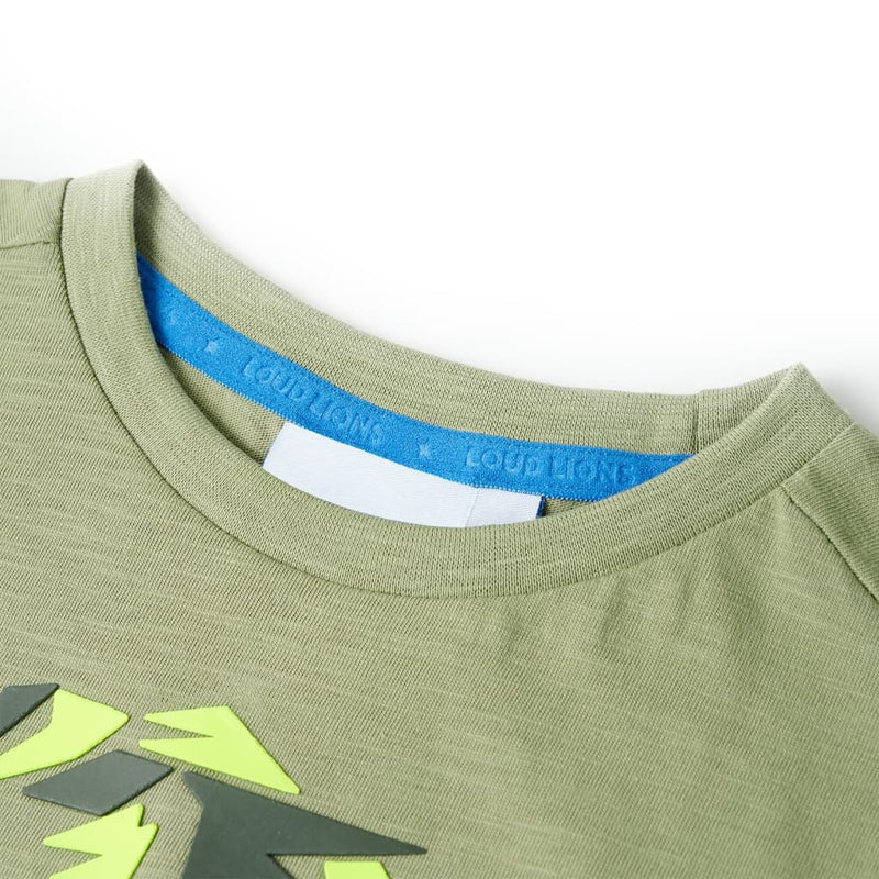 Afbeelding laden in galerijviewer, Vidaxl kindershirt 128 lichtkakikleurig
