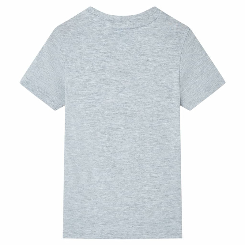 Afbeelding laden in galerijviewer, VidaXL Kindershirt met korte mouwen 128 grijs
