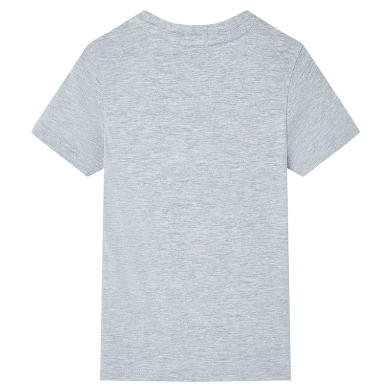 Afbeelding laden in galerijviewer, Vidaxl kindershirt met korte mouwen 140 grijs
