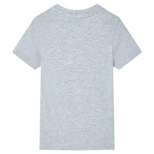 Vidaxl kindershirt met korte mouwen 140 grijs