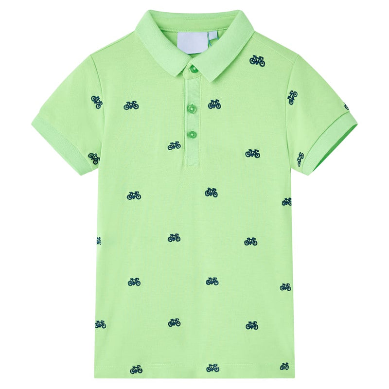 Afbeelding laden in galerijviewer, Vidaxl kinderpoloshirt 92 neongroen

