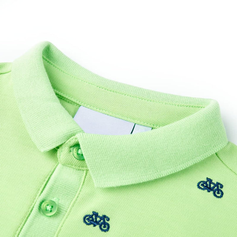 Afbeelding laden in galerijviewer, Vidaxl kinderpoloshirt 92 neongroen
