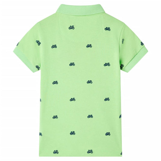 Vidaxl kinderpoloshirt 116 neongroen