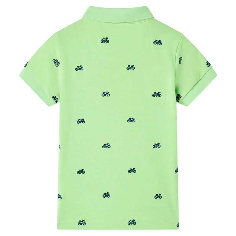 Afbeelding laden in galerijviewer, Vidaxl kinderpoloshirt 140 neongroen
