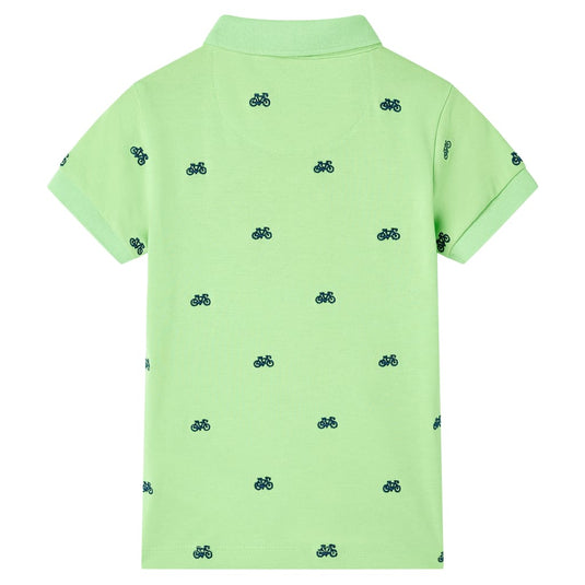 Vidaxl kinderpoloshirt 140 neongroen