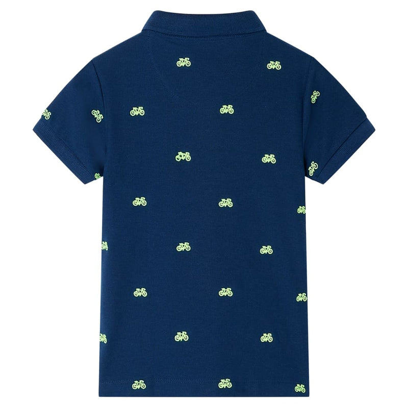 Afbeelding laden in galerijviewer, Vidaxl kinderpoloshirt 92 marineblauw
