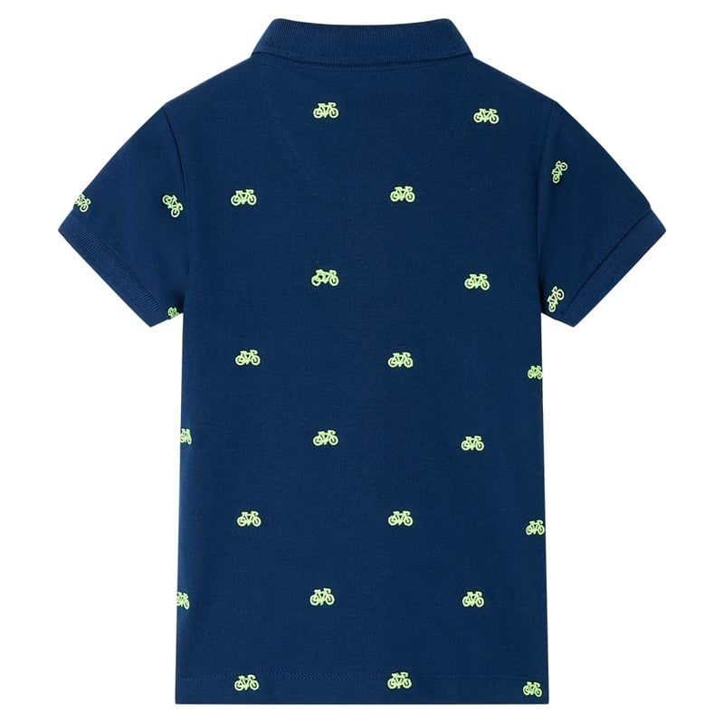 Afbeelding laden in galerijviewer, Vidaxl kinderpoloshirt 128 marineblauw
