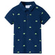 Vidaxl kinderpoloshirt 140 marineblauw