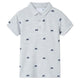 Vidaxl kinderpoloshirt  116 gemêleerd grijs