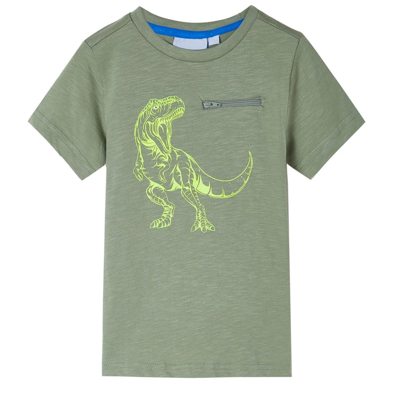 Afbeelding laden in galerijviewer, Vidaxl kindershirt met korte mouwen 140 lichtkakikleurig
