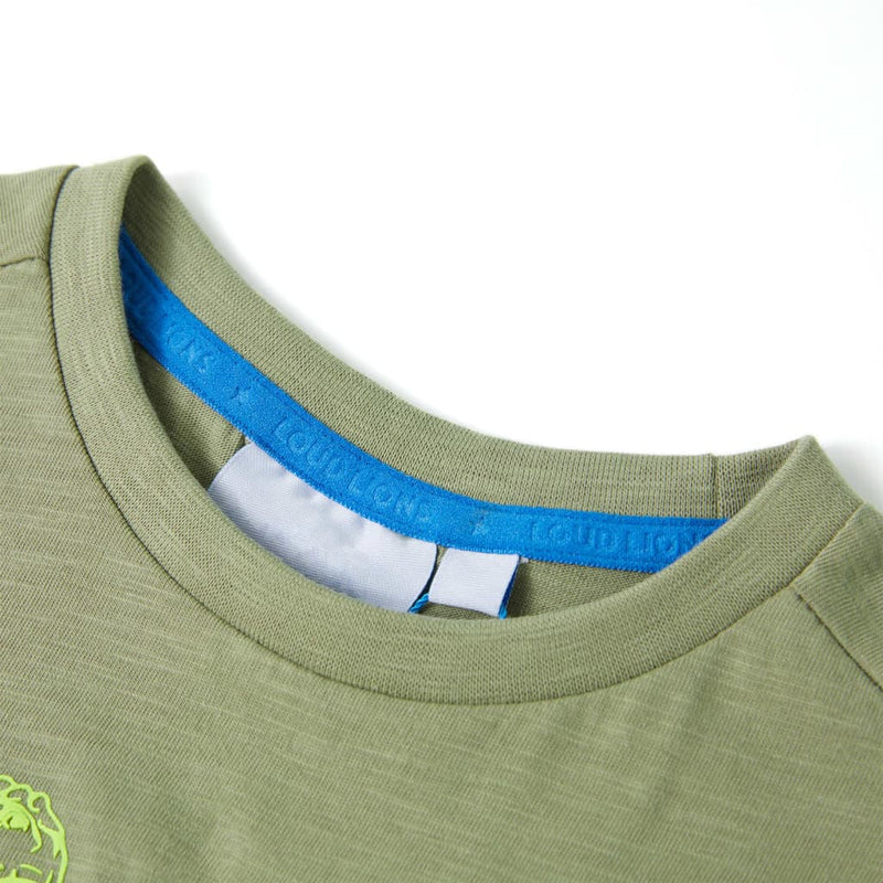 Afbeelding laden in galerijviewer, Vidaxl kindershirt met korte mouwen 140 lichtkakikleurig
