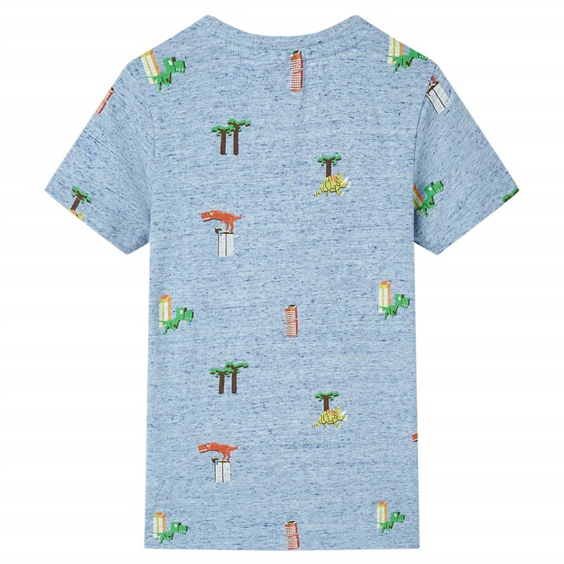 Afbeelding laden in galerijviewer, VidaXL Kindershirt 92 gemêleerd blauw
