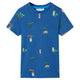 VidaXL Kindershirt 92 gemêleerd donkerblauw