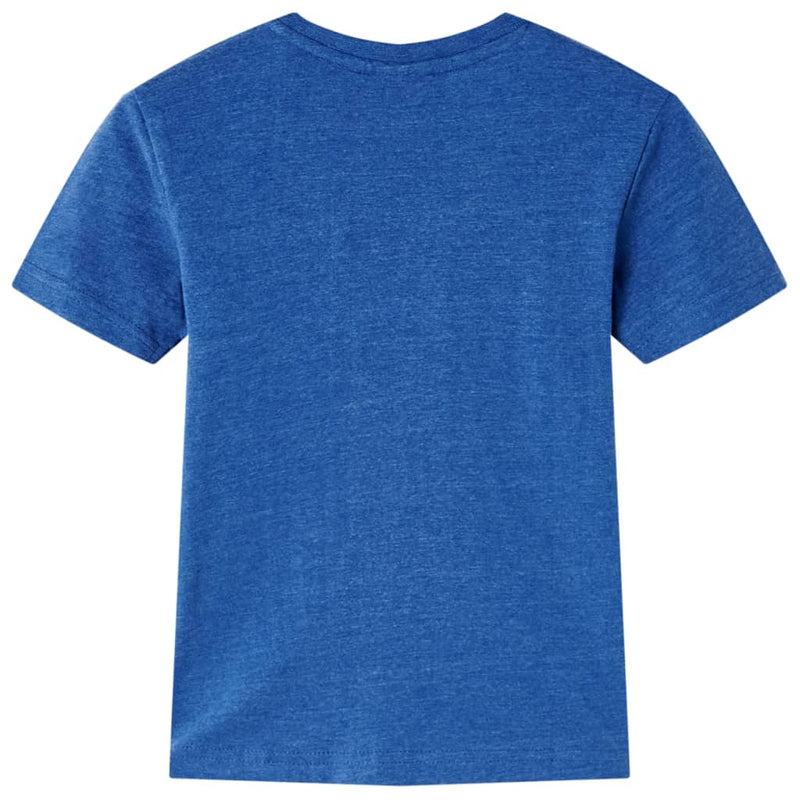 Afbeelding laden in galerijviewer, Vidaxl kindershirt 116 gemêleerd donkerblauw
