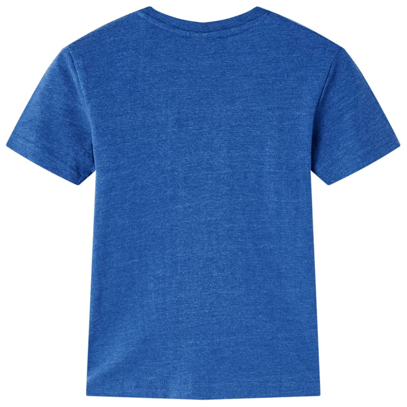 Afbeelding laden in galerijviewer, Vidaxl kindershirt 140 gemêleerd donkerblauw
