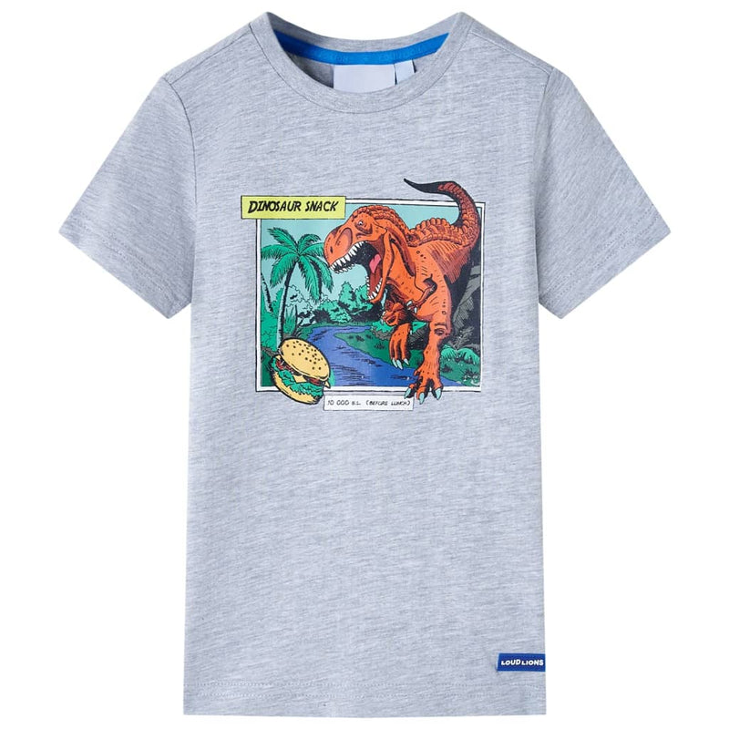 Afbeelding laden in galerijviewer, VidaXL Kindershirt 104 grijs
